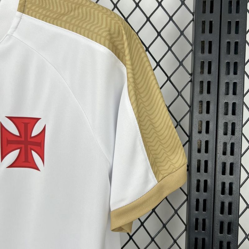 Camisa Reserva Vasco 25/26  Kappa Masculina - Torcedor Branca