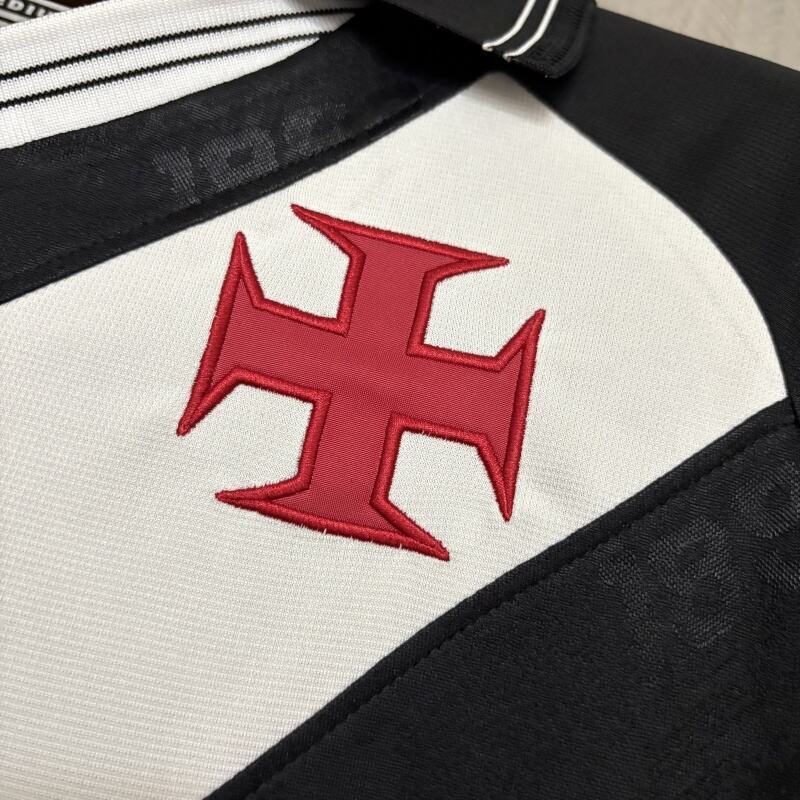 Camisa Vasco I 25/26  Kappa Masculina - Torcedor Preta
