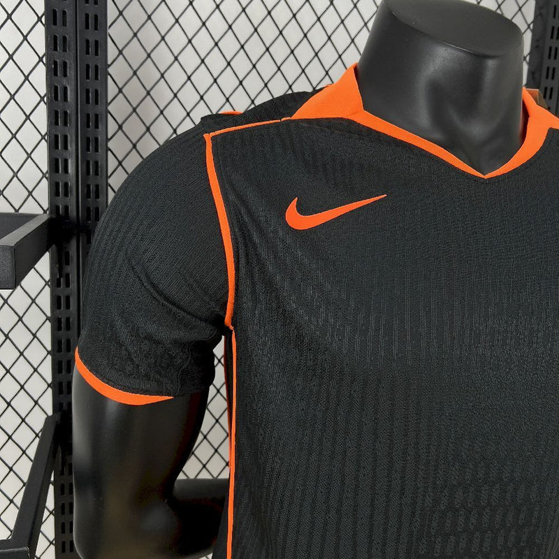 Camisa Corinthians Black Laranja 90 III 25/26  - Versão Jogador