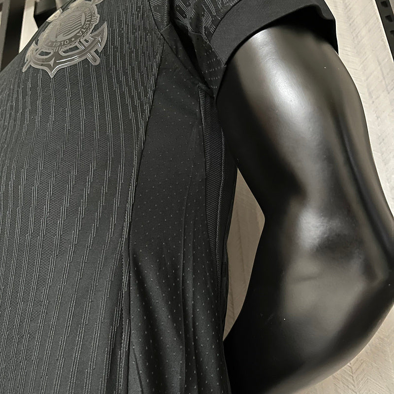 Camisa Corinthians All Black  24/25  - Nike Versão Jogador Preta