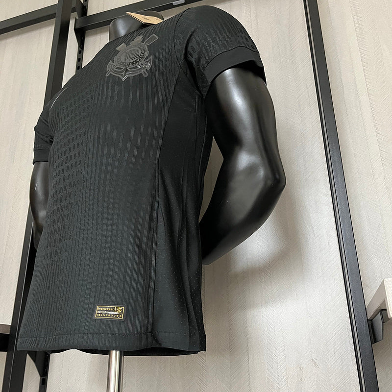 Camisa Corinthians All Black  24/25  - Nike Versão Jogador Preta