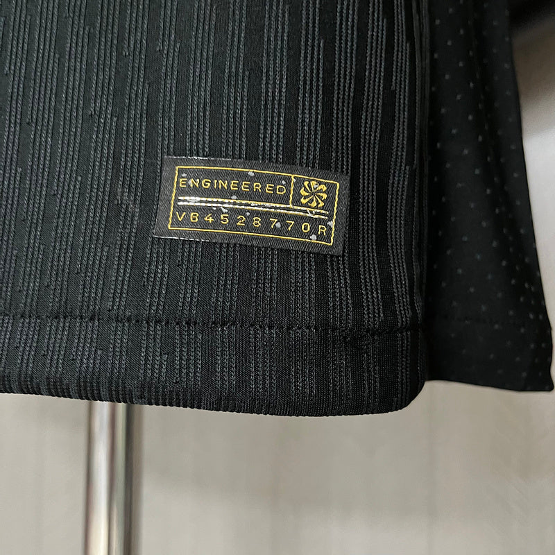 Camisa Corinthians All Black  24/25  - Nike Versão Jogador Preta