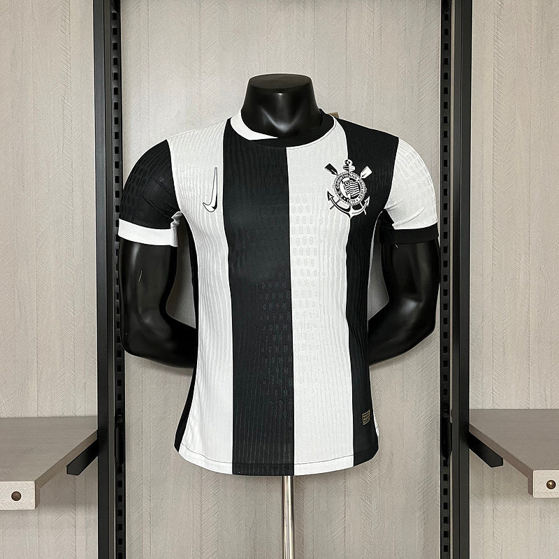 Camisa Corinthians III 24/25  - Versão Jogador Preto e branco