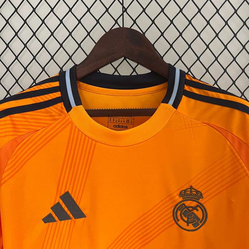 Camisa Real Madrid  24/25 Torcedor Adidas Masculina- Laranja