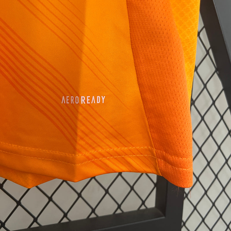 Camisa Real Madrid  24/25 Torcedor Adidas Masculina- Laranja