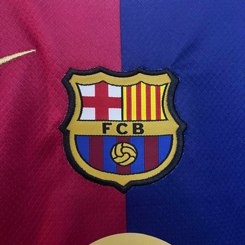 Kit Infantil Barcelona 24/25 –  Azul/Vermelho