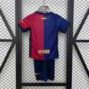 Kit Infantil Barcelona 24/25 –  Azul/Vermelho