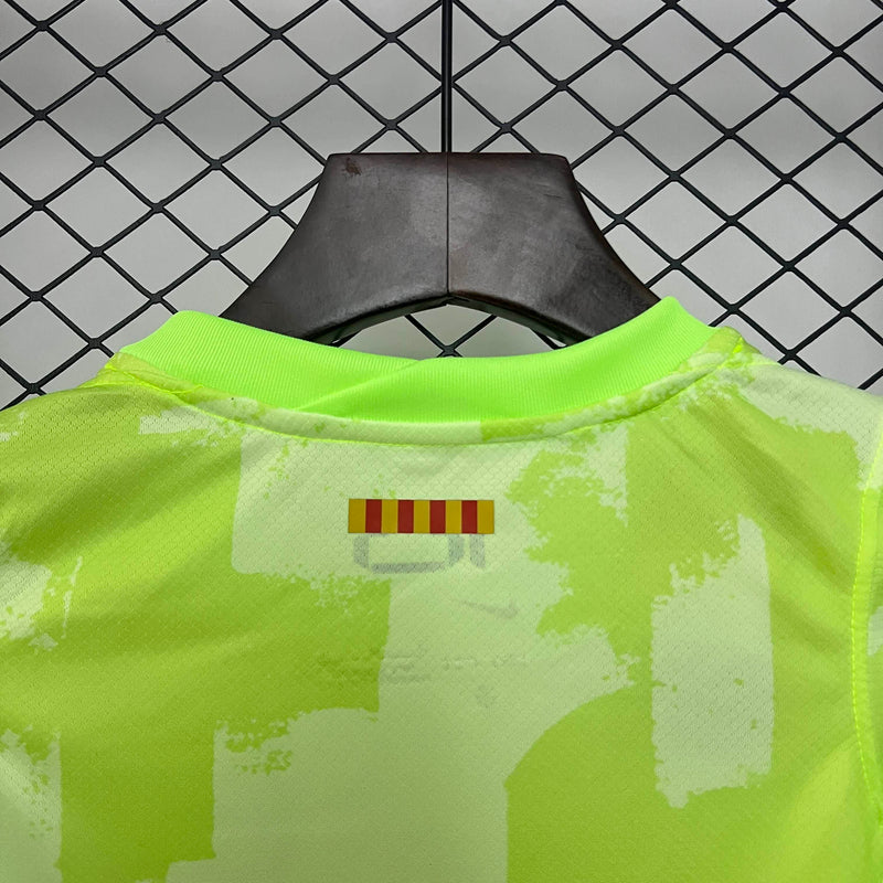 Kit Infantil Barcelona Terceiro 25/26 – Verde