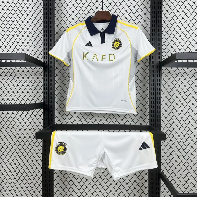 Kit Infantil Al-Nassr 25/26 –  Branco