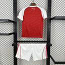 Kit Infantil Arsenal Casa 25/26 –  Vermelho/Branco