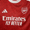 Kit Infantil Arsenal Casa 25/26 –  Vermelho/Branco