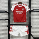 Kit Infantil Arsenal Casa 25/26 –  Vermelho/Branco