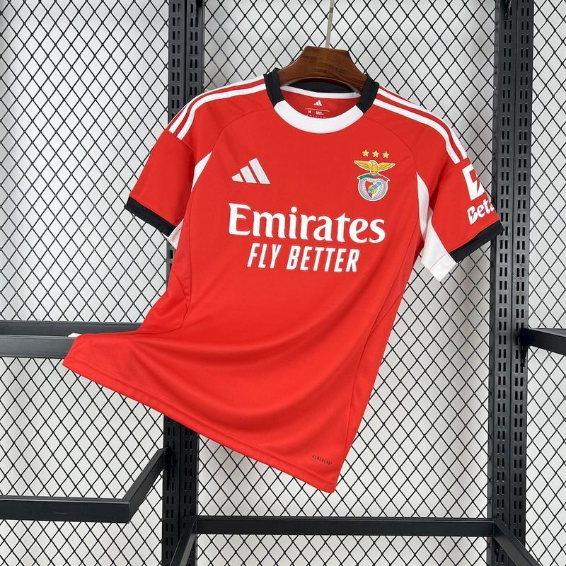 Camisa Benfica Casa 25/26 Masculina - Torcedor Adidas Vermelho