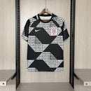 Camisa Nike Corinthians II Pro 25/26 Masculina - Preto+Branco