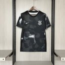 Camisa Nike Corinthians PRÉ JOGO 25/26 Masculina - Preto+Branco