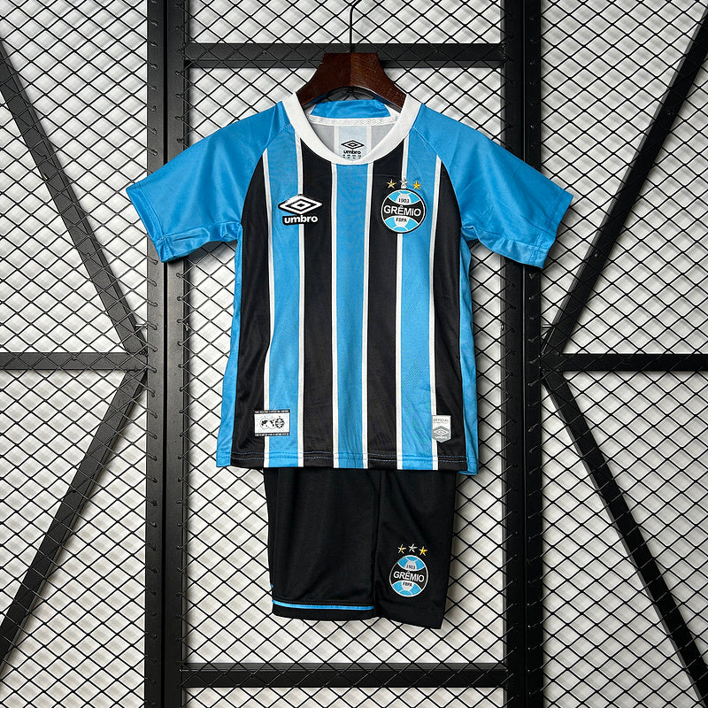 Kit Infantil Gremio Casa 25/26 –  Azul/Preto