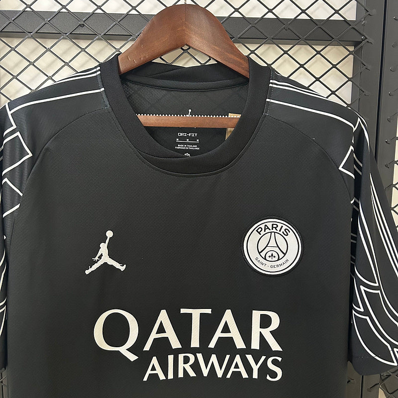 Camisa PSG 25/26 Especial Preta - Nike Jordan Torcedor Masculina