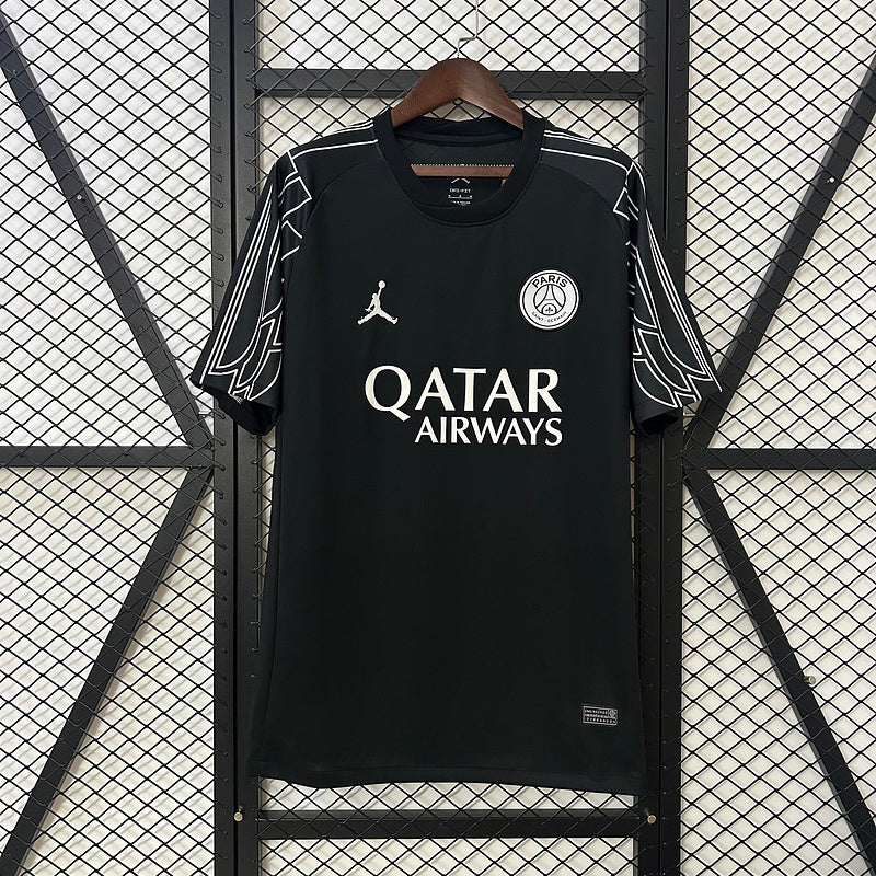Camisa PSG 25/26 Especial Preta - Nike Jordan Torcedor Masculina
