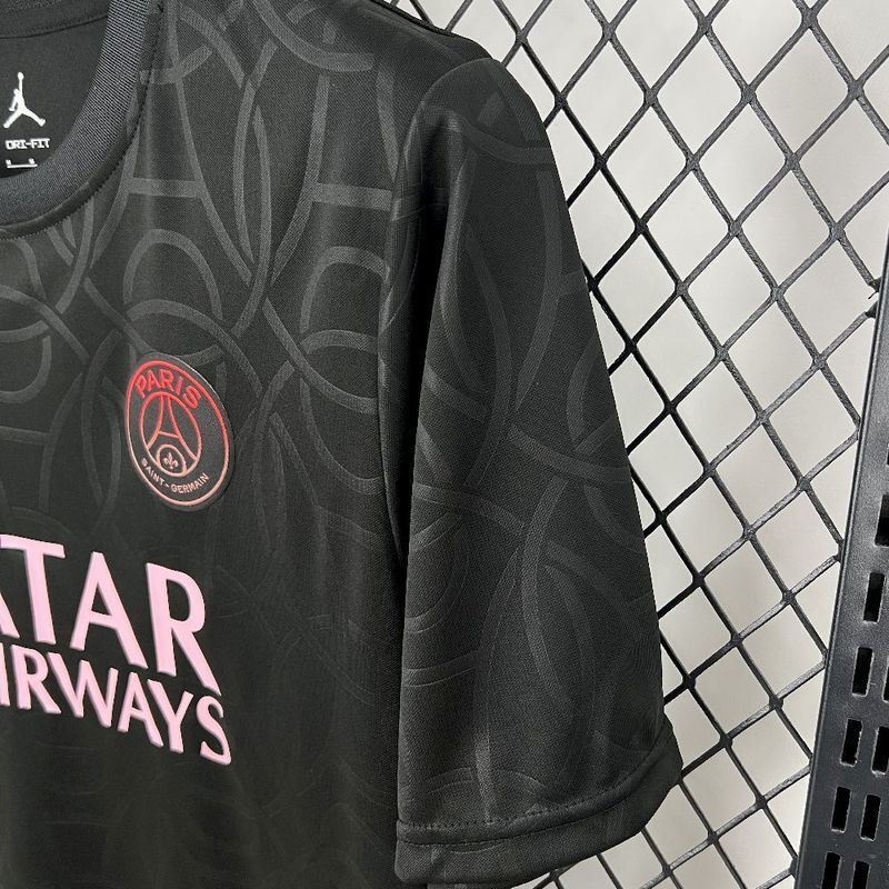 Camisa PSG 25/26 Especial Preta - Nike Jordan Torcedor Masculina