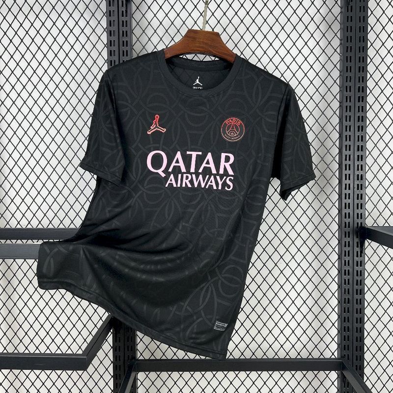 Camisa PSG 25/26 Especial Preta - Nike Jordan Torcedor Masculina