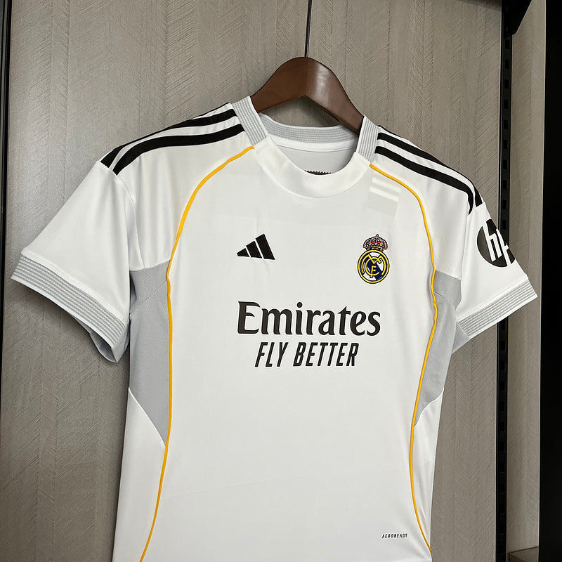 Kit Infantil Real Madrid 25/26 –  Branco casa