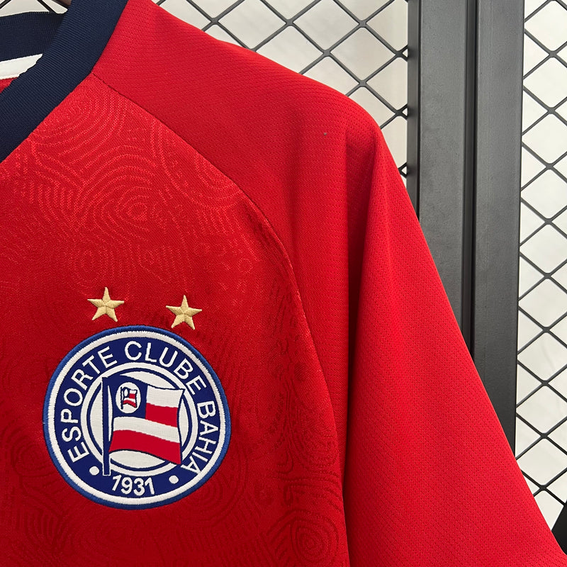 Camisa Bahia 25/26 - Masculina Goleiro Puma Vermelha Torcedor