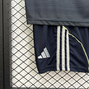 Kit Infantil Real Madrid 25/26– Away Preto