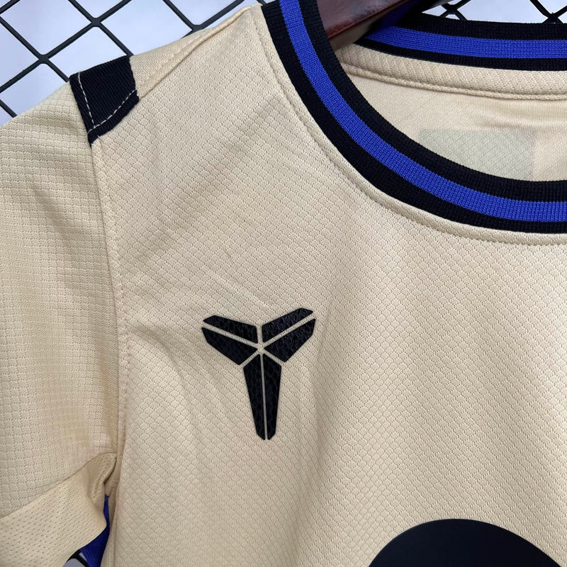 Kit Infantil Barcelona 25/26 –  Away Bege