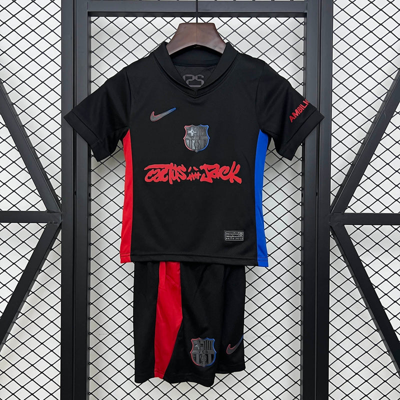 Kit Infantil Barcelona 25/26 – Black Home