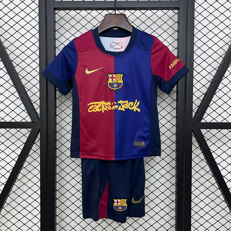Kit Infantil Barcelona Edição Epecial 25/26 – Azul/Vermelho