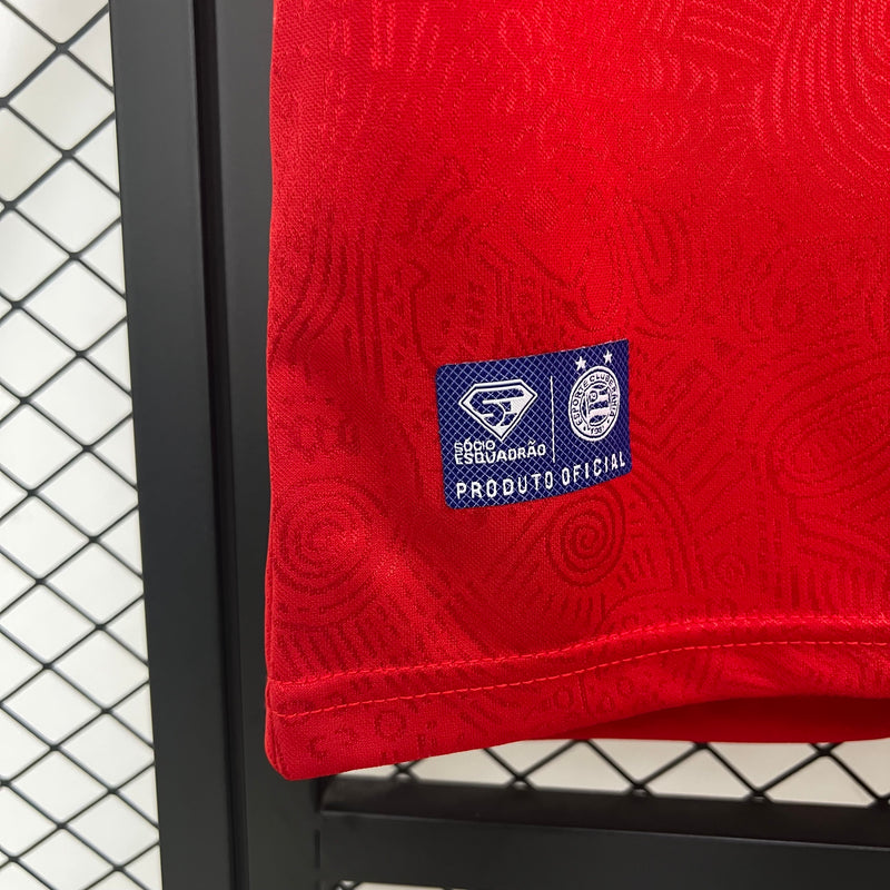 Camisa Bahia 25/26 - Masculina Goleiro Puma Vermelha Torcedor