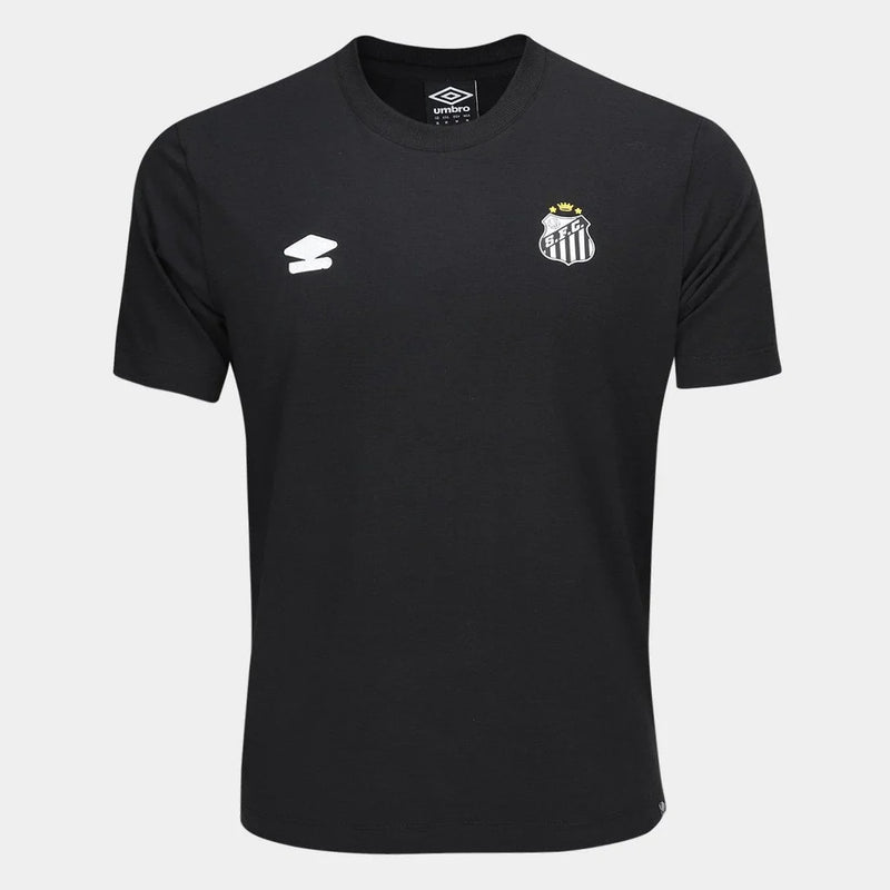 Camisa Santos 25/26 Concentração Umbro Masculina - Preto