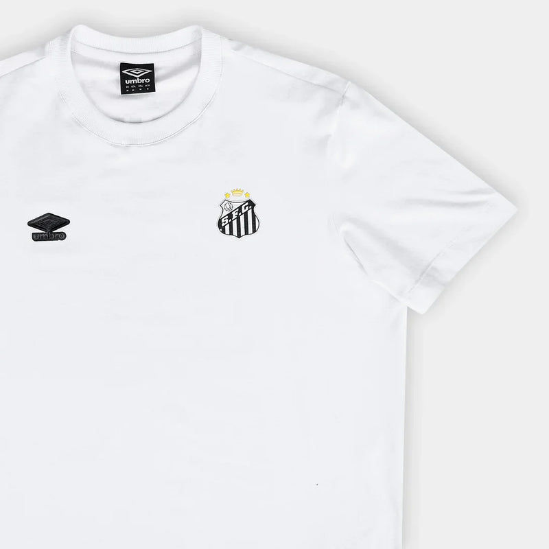 Camisa Santos 25/26 Concentração Umbro Masculina - Branco
