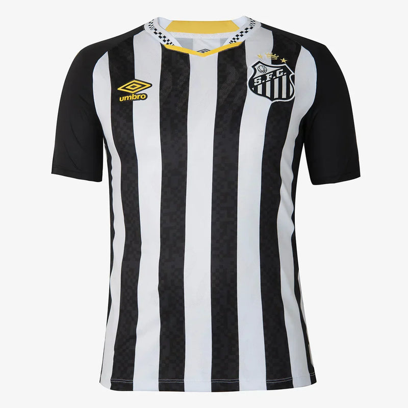 Camisa Santos II 25/26 Torcedor Umbro Masculina - Preto+Branco