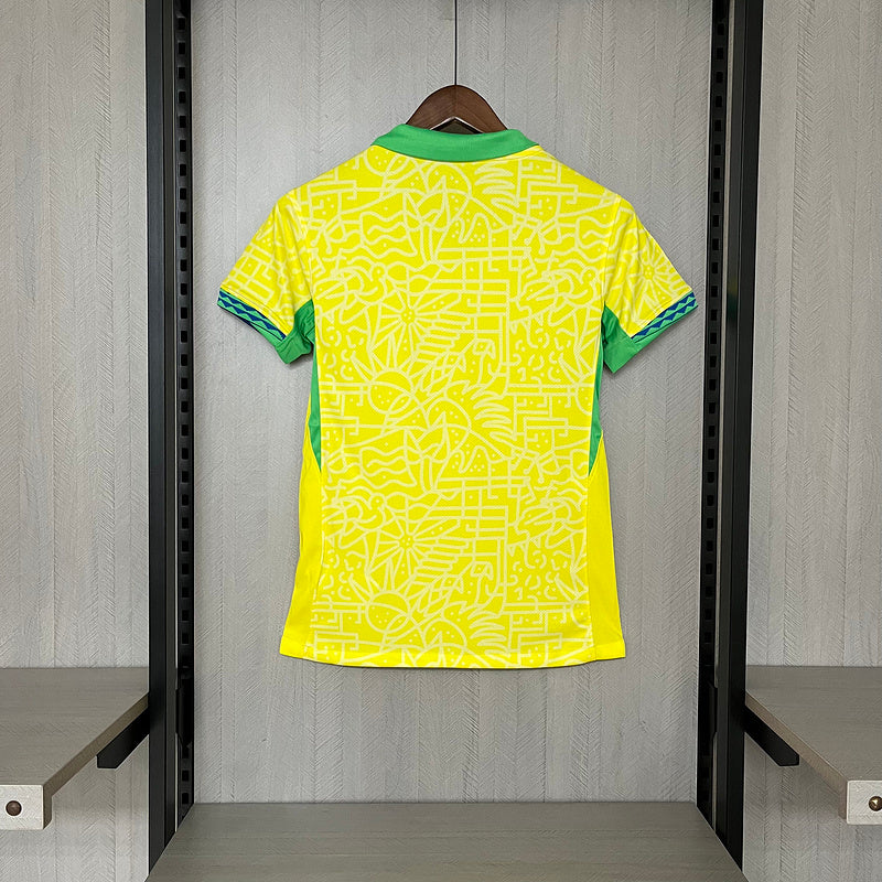 Camisa Seleção Brasil I 24/25 Nike - Amarela - (Feminina)