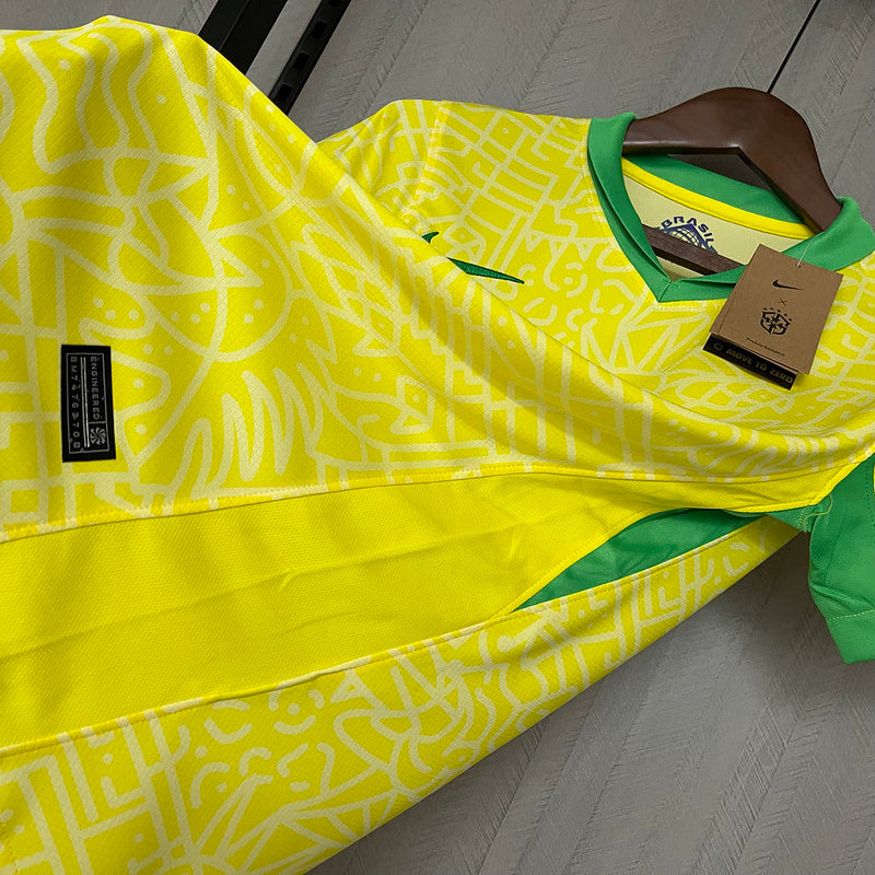 Camisa Seleção Brasil I 24/25 Nike - Amarela - (Feminina)