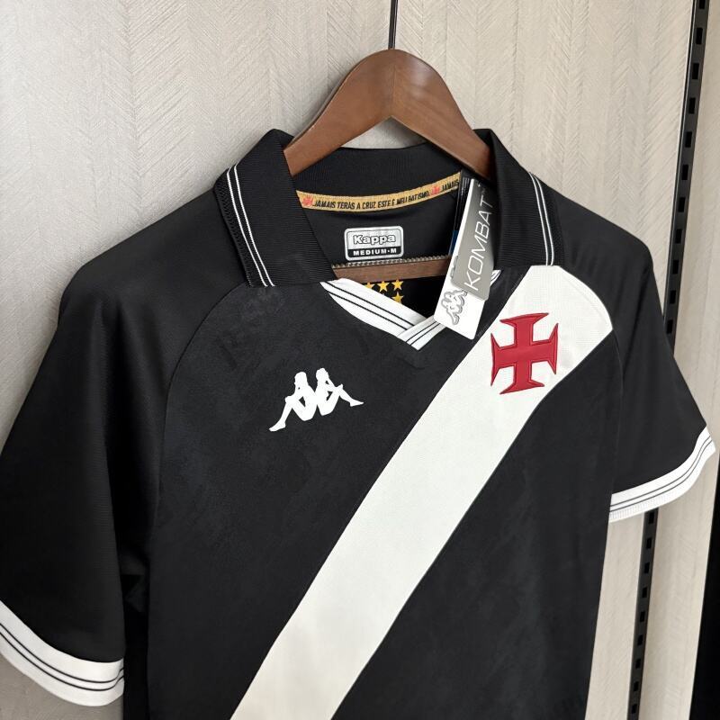Camisa Vasco I 25/26  Kappa Masculina - Torcedor Preta
