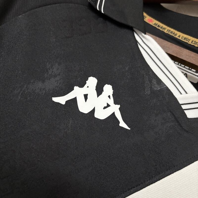 Camisa Vasco I 25/26  Kappa Masculina - Torcedor Preta