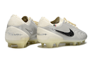 Chuteria Campo Nike Tiempo Legend 10  Elite LUXE Limitada FG- Branco/Prata