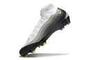 Chuteira Campo Nike Air Zoom Mercurial Superfly IIX Elite FG - Cano Alto Branco/Cinza