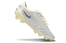 Chuteria Campo Nike Tiempo Legend 10  Elite LUXE Limitada FG- Branco/Prata