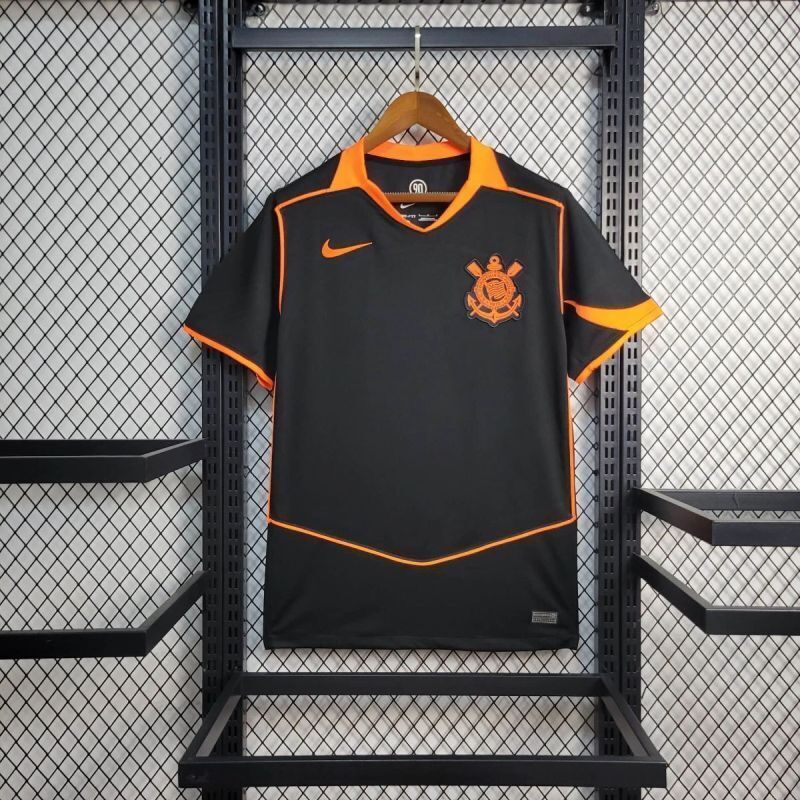 Camisa do Corinthians III 2025/26 Torcedor Nike Total 90 - Black/Laranja