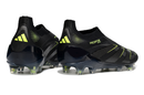 Chuteira Campo Adidas 25 Predator Elite FG- Sem Cadarço Preto/Verde