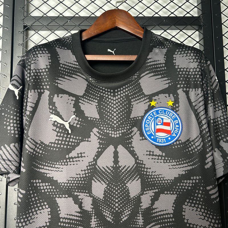 Camisa Bahia 25/26 - Masculina Goleiro Puma Preta Torcedor