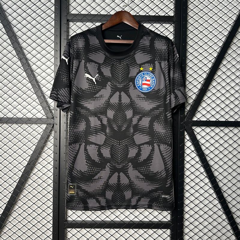 Camisa Bahia 25/26 - Masculina Goleiro Puma Preta Torcedor