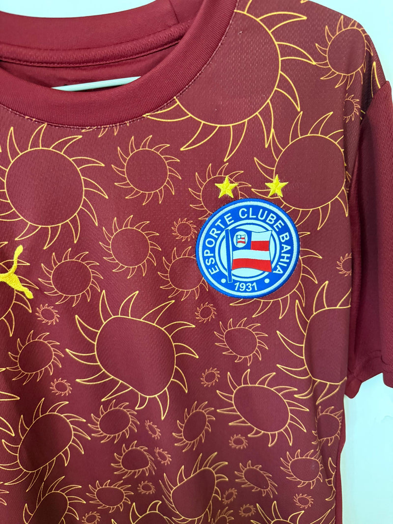 Camisa Bahia Uniforme 3 25/26  - Torcedor Puma Masculina Vermelho