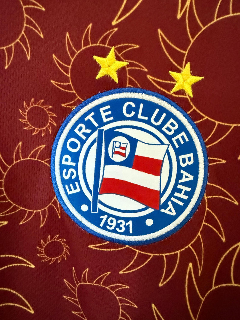 Camisa Bahia Uniforme 3 25/26  - Torcedor Puma Masculina Vermelho