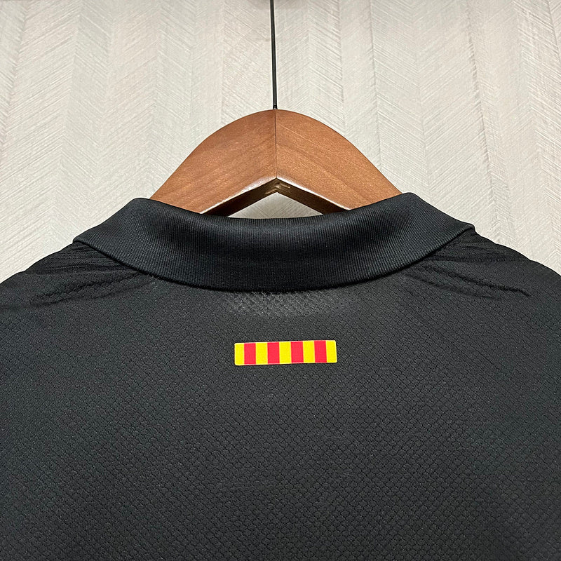Camisa Barcelona 24/25 - Nike Preta Torcedor Masculina