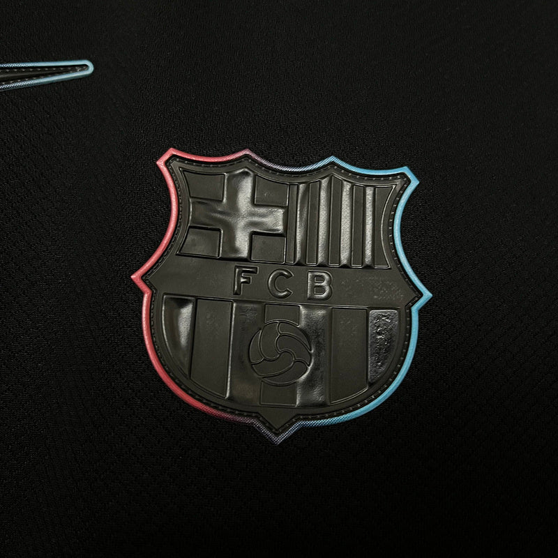 Camisa Barcelona 24/25 - Nike Preta Torcedor Masculina