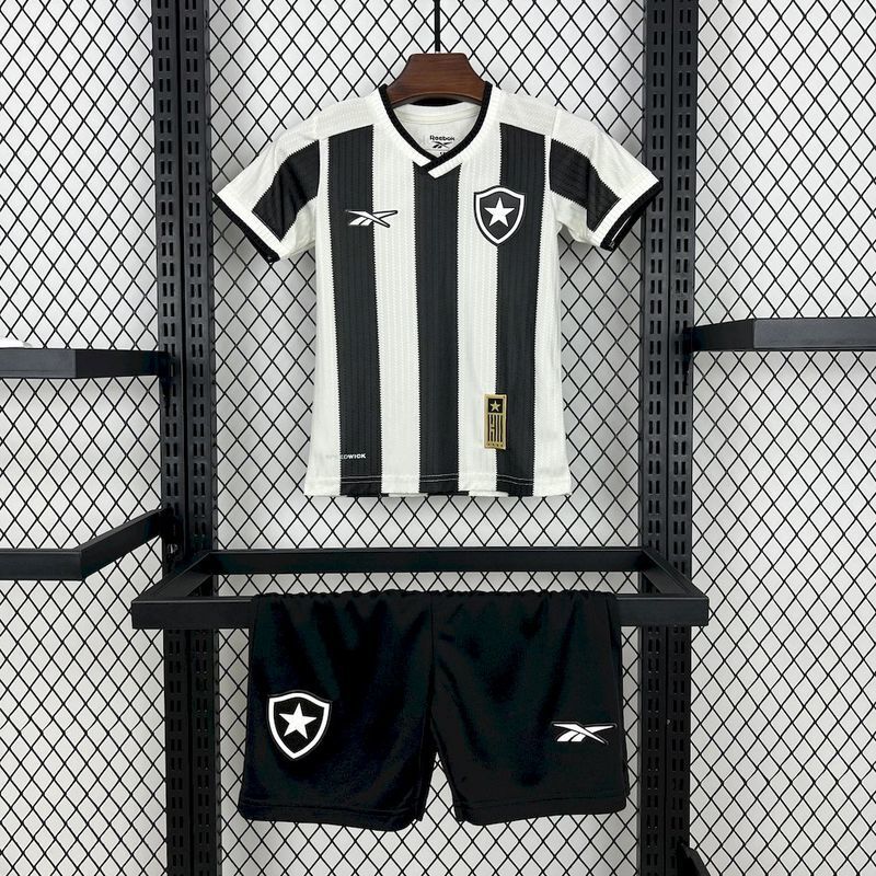 Kit Infantil Botafogo 25/26 –  Prreto/Branco